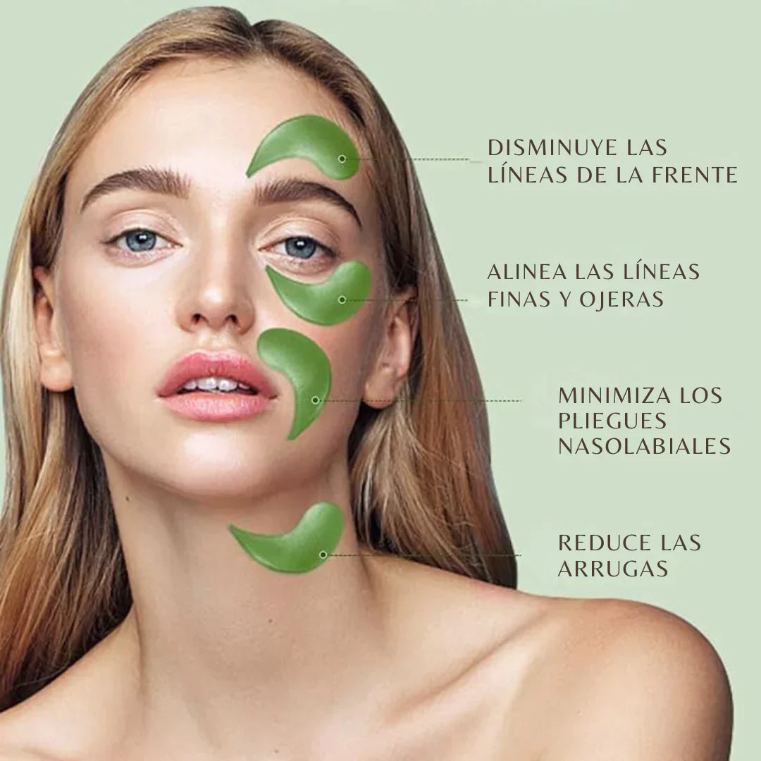 Parches Para los ojos - Aloe Vera , Acido Hialuronico 60 Laminas🍀