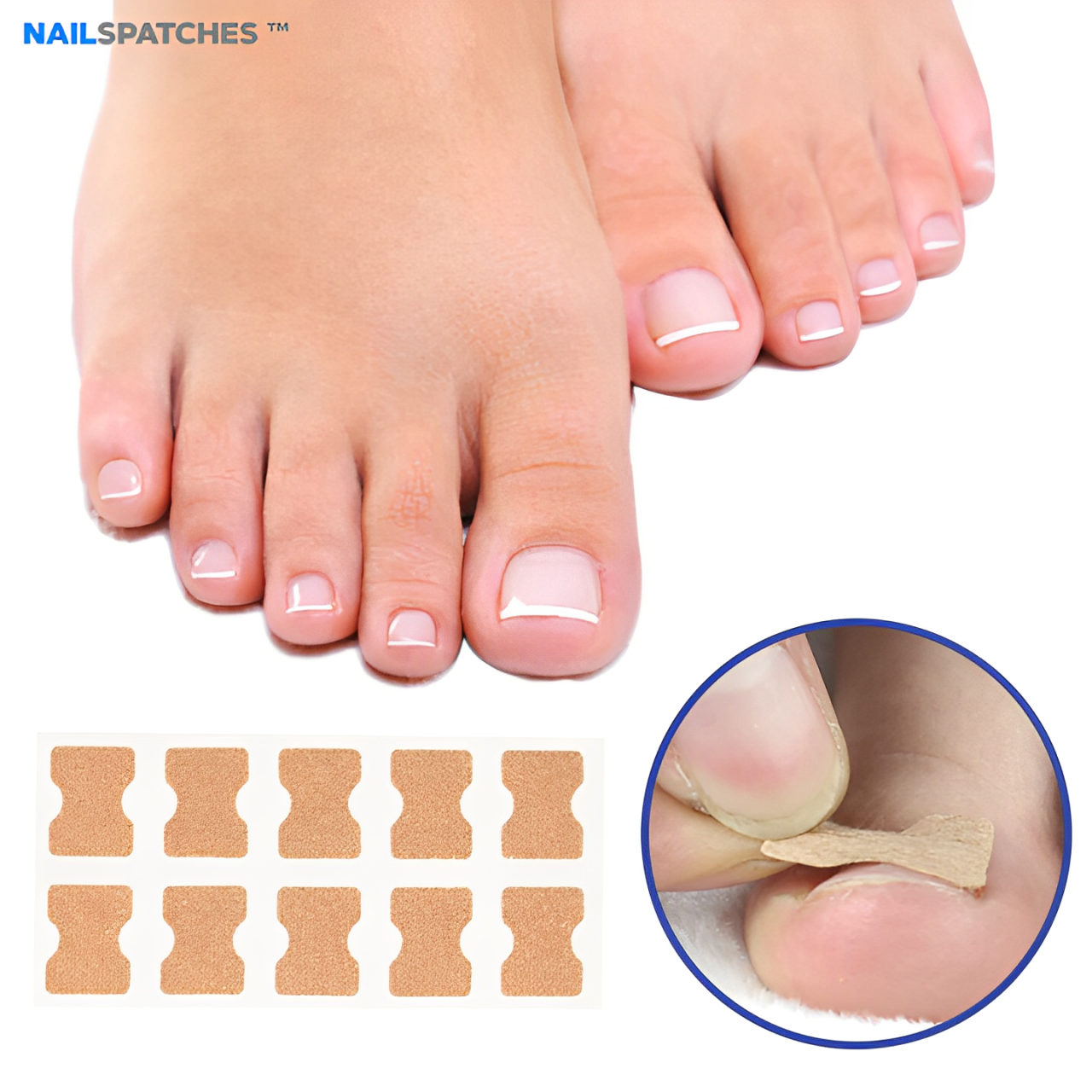 Parche para Hongos NailSpatches™ | 1 Caja + 1 caja Gratis(32 Parches)