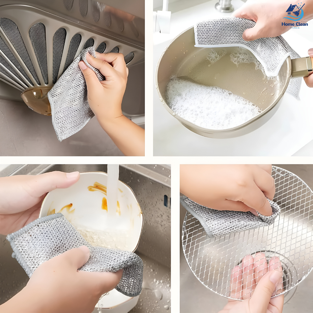 Paños de Limpieza HomeClean® Pack 6 + 6 Gratis Oferta Cyber