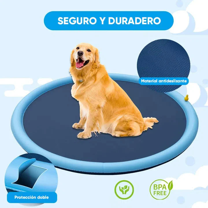 Piscina De Aspersión Para Mascotas Inflable