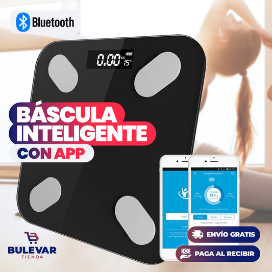 BÁSCULA INTELIGENTE CON BLUETOOTH