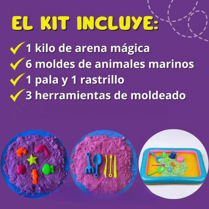 KIT DE ARENA MAGICA MOLDEABLE