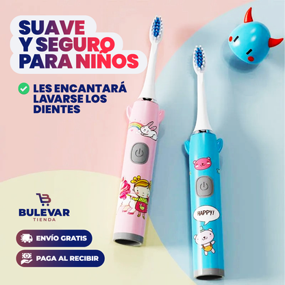 CEPILLO DE DIENTES ELÉCTRICO PARA NIÑOS OFERTA 2 x 19.990✅