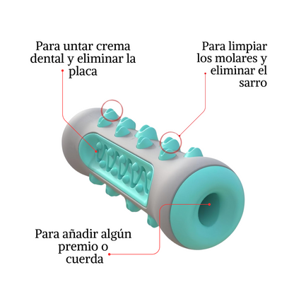 DentiCool 360° | Mastica, Limpia y Entretiene + Collar Anti Pulgas Gratis