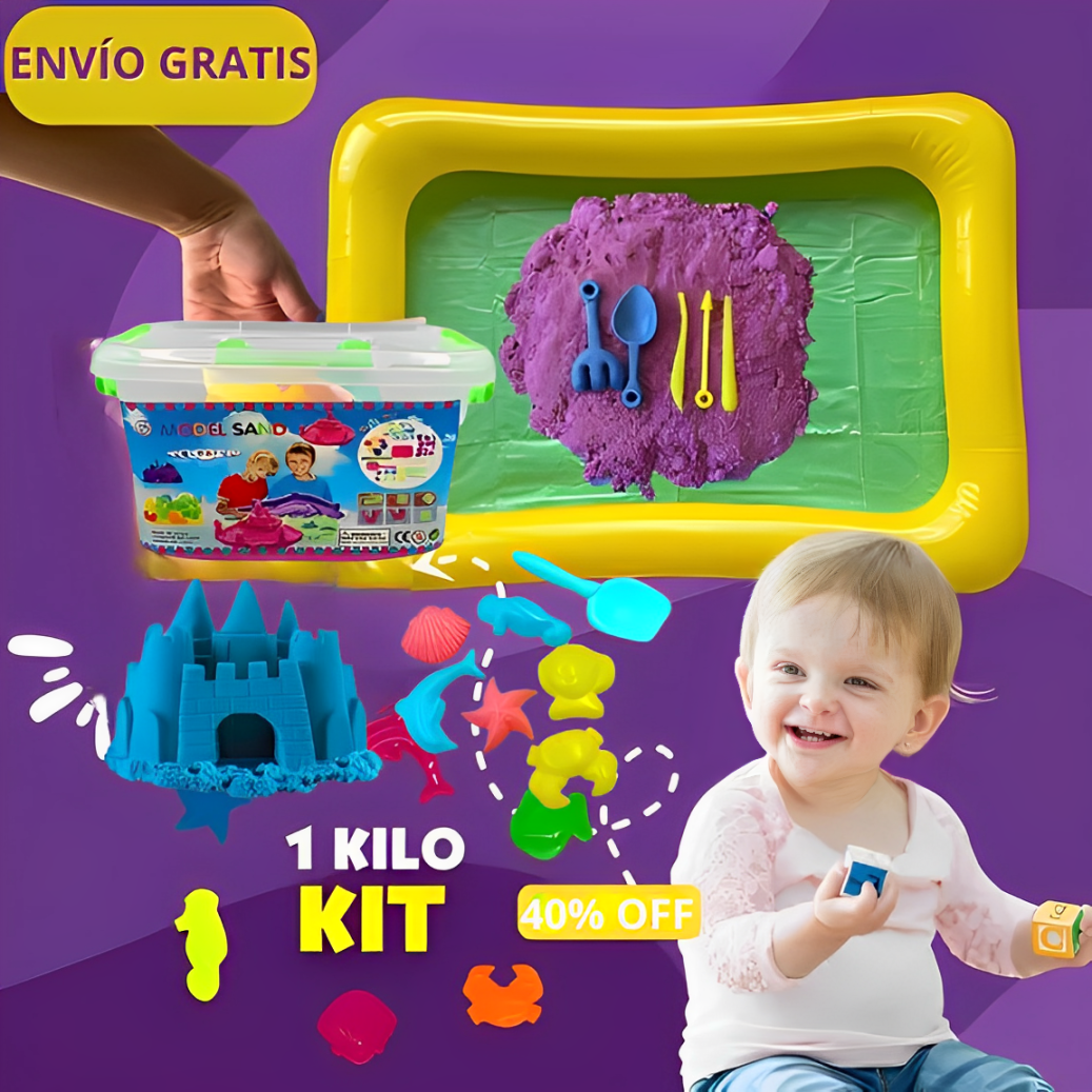 KIT DE ARENA MAGICA MOLDEABLE