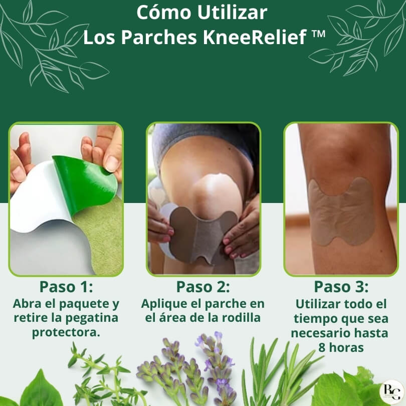 Parches Para El Dolor De Rodilla | Pack 24 Parches