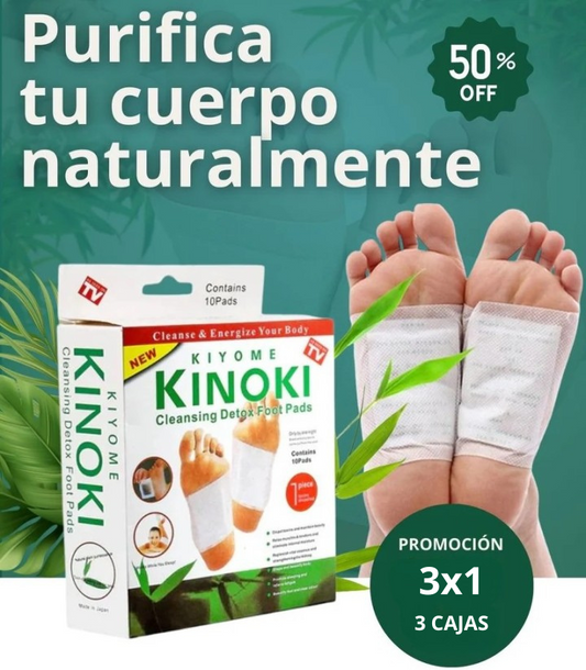 PARCHES KINOKI PROMOCIÓN 3X1 ( 30 Parches )