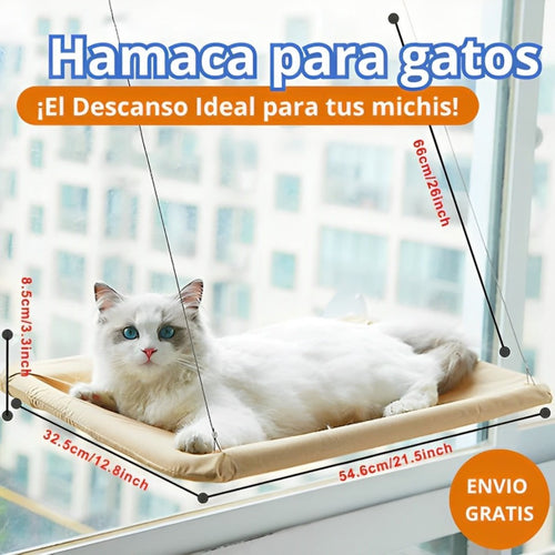 CAMA COLGANTE PARA GATOS😺