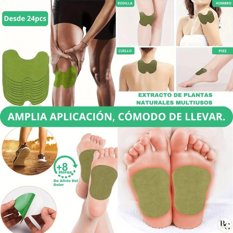 Parches Para El Dolor De Rodilla | Pack 24 Parches