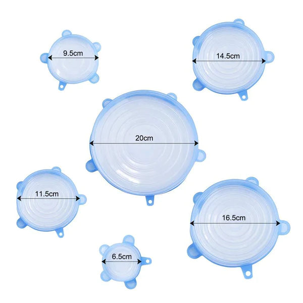 Tapas de Silicona Reutilizable Ayuda al Medio Ambiente